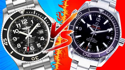 breitling superocean vs omega.